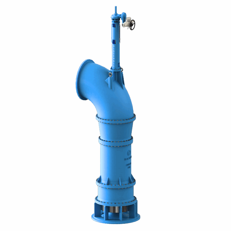 Submerged Discharge Vertical Sleeve Valve